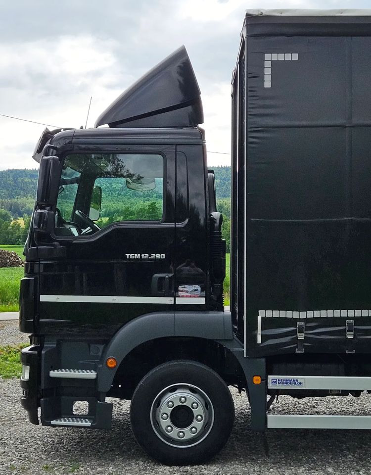 Plane LKW MAN TGM 12.290/15.290/E6/FIRANKA/BOCZNE DRZWI/BURTO-FIRANKA/18PALET/WINDA/NISKI PRZEBIEG/2018/CAŁY NA PODUSZKACH/SERWISOWANY: das Bild 9