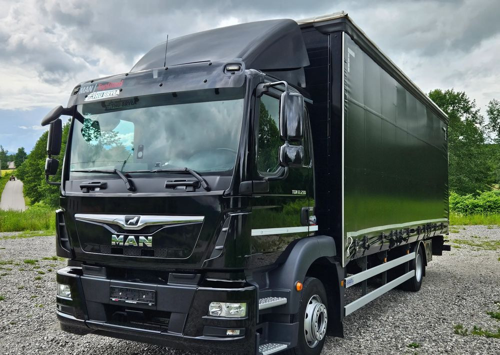 Plane LKW MAN TGM 12.290/15.290/E6/FIRANKA/BOCZNE DRZWI/BURTO-FIRANKA/18PALET/WINDA/NISKI PRZEBIEG/2018/CAŁY NA PODUSZKACH/SERWISOWANY: das Bild 12