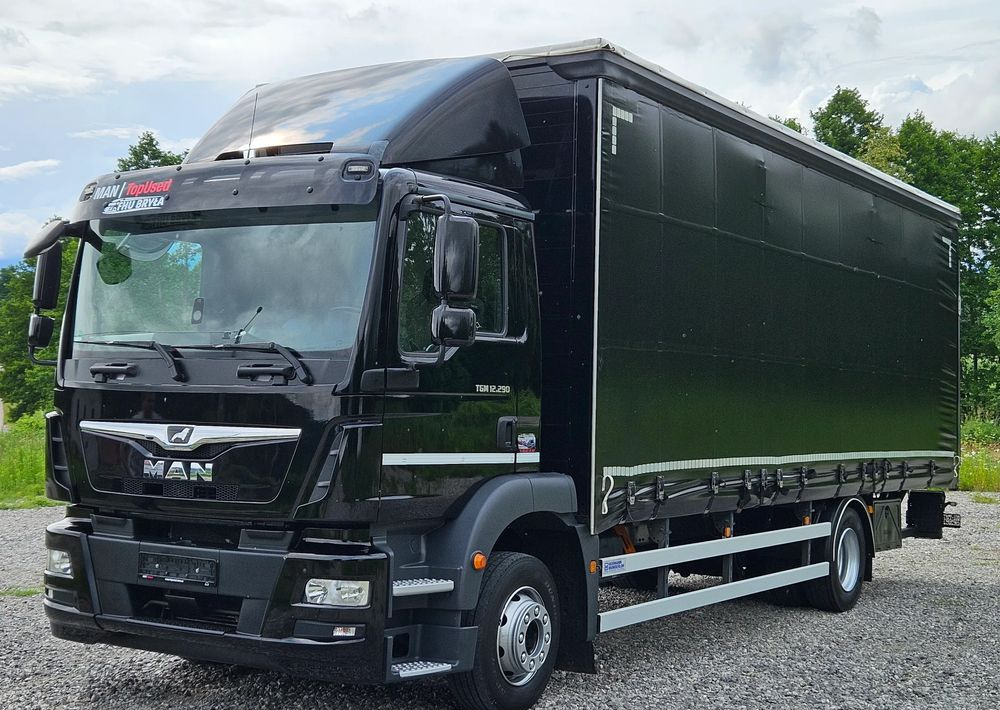 MAN TGM 12.290/15.290/E6/FIRANKA/BOCZNE DRZWI/BURTO-FIRANKA/18PALET/WINDA/NISKI PRZEBIEG/2018/CAŁY NA PODUSZKACH/SERWISOWANY - Plane LKW: das Bild 1 MAN TGM 12.290/15.290/E6/FIRANKA/BOCZNE DRZWI/BURTO-FIRANKA/18PALET/WINDA/NISKI PRZEBIEG/2018/CAŁY NA PODUSZKACH/SERWISOWANY - Plane LKW: das Bild 1