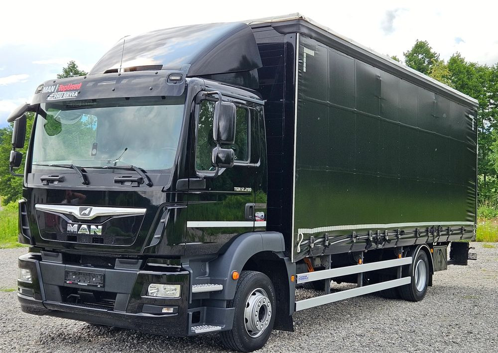 MAN TGM 12.290/15.290/E6/FIRANKA/BOCZNE DRZWI/BURTO-FIRANKA/18PALET/WINDA/NISKI PRZEBIEG/2018/CAŁY NA PODUSZKACH/SERWISOWANY - Plane LKW: das Bild 1 MAN TGM 12.290/15.290/E6/FIRANKA/BOCZNE DRZWI/BURTO-FIRANKA/18PALET/WINDA/NISKI PRZEBIEG/2018/CAŁY NA PODUSZKACH/SERWISOWANY - Plane LKW: das Bild 1