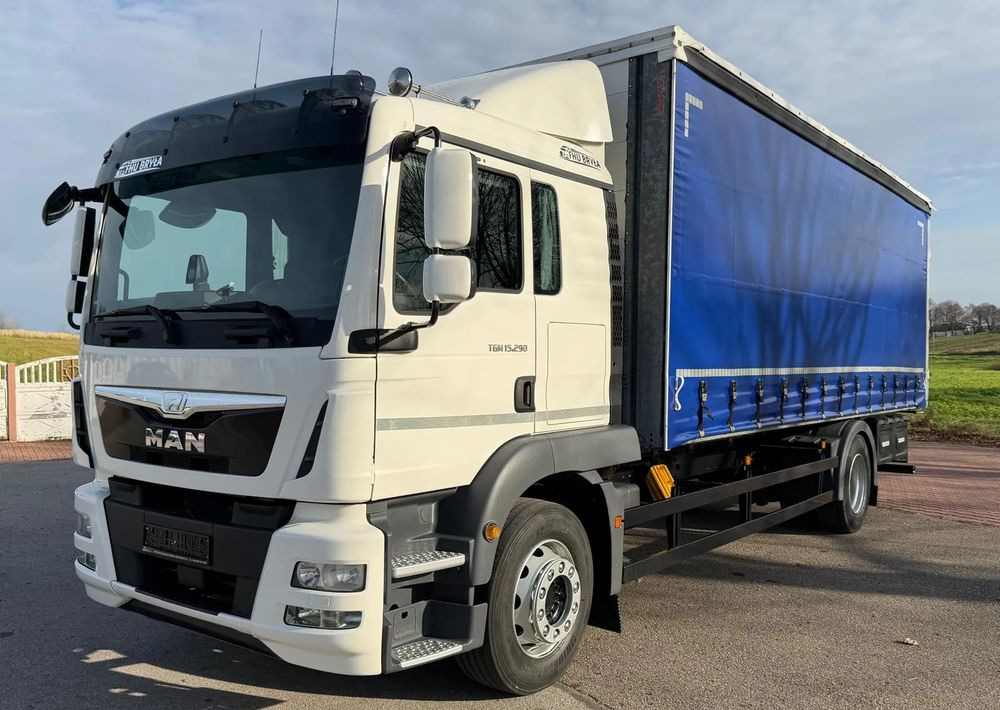 MAN TGM 15.290 / FIRANKA / 2016R / KLIMA POSTOJOWA /SPROWADZONY/ 8T ŁADOWNOŚĆ / 17 PALET / E6 / WINDA / - Plane LKW: das Bild 1 MAN TGM 15.290 / FIRANKA / 2016R / KLIMA POSTOJOWA /SPROWADZONY/ 8T ŁADOWNOŚĆ / 17 PALET / E6 / WINDA / - Plane LKW: das Bild 1