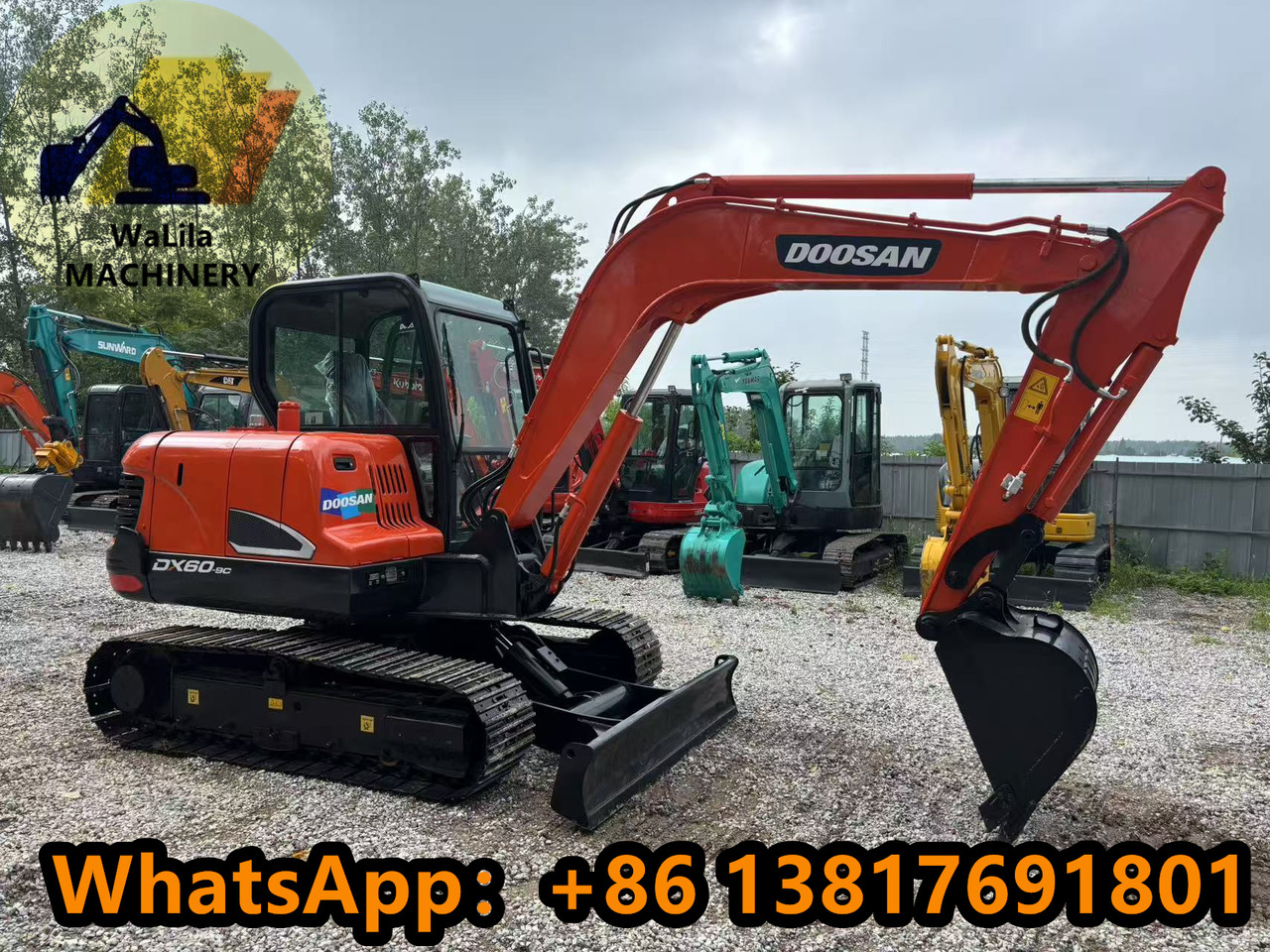 DOOSAN DX60-9 - Minibagger: das Bild 5 DOOSAN DX60-9 - Minibagger: das Bild 5
