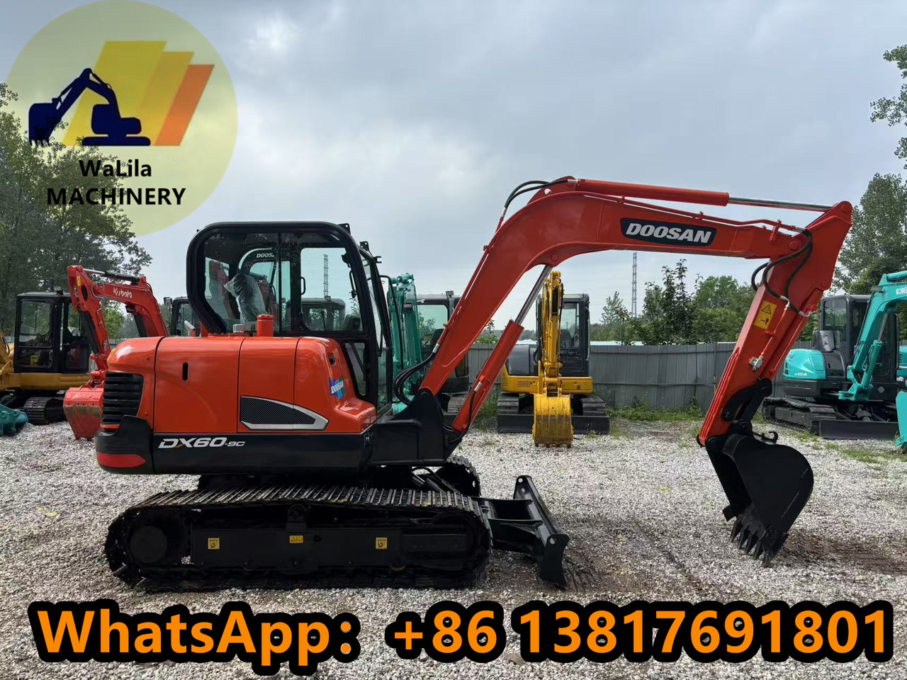 Doosan DX 60 - Minibagger: das Bild 1 Doosan DX 60 - Minibagger: das Bild 1