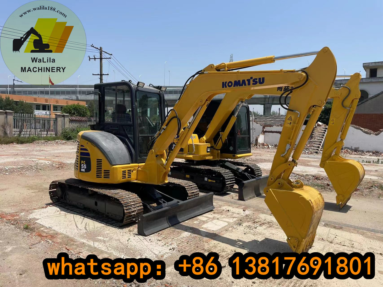 KOMATSU PC 55 MR-3 - Minibagger: das Bild 4 KOMATSU PC 55 MR-3 - Minibagger: das Bild 4