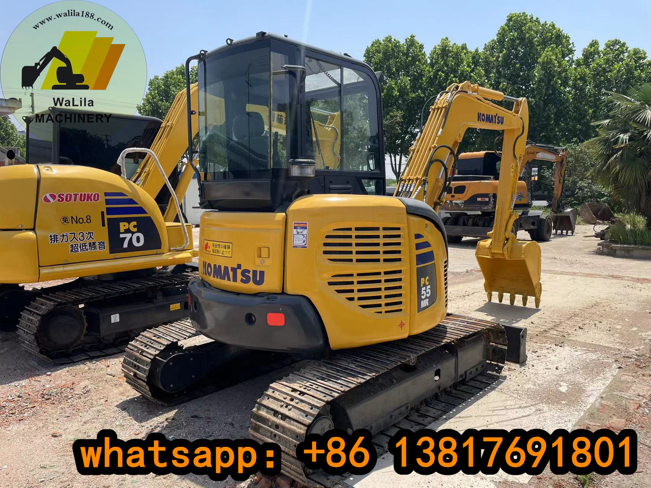 KOMATSU PC 55 MR-3 - Minibagger: das Bild 3 KOMATSU PC 55 MR-3 - Minibagger: das Bild 3