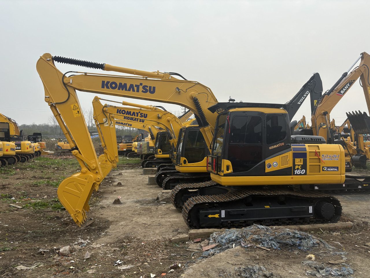 KOMATSU PC160 - Kettenbagger: das Bild 5 KOMATSU PC160 - Kettenbagger: das Bild 5