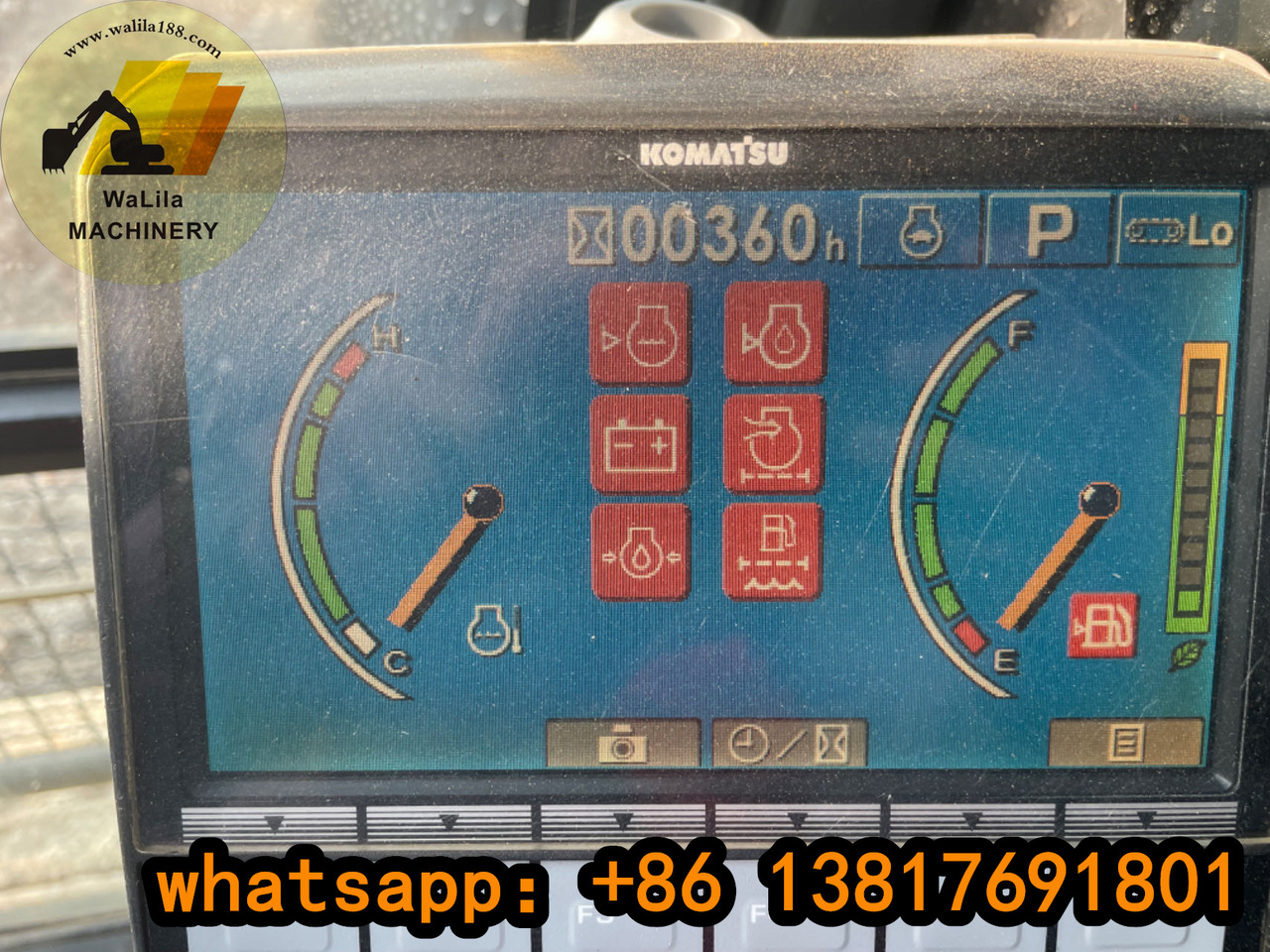 KOMATSU PC200-8 - Kettenbagger: das Bild 5 KOMATSU PC200-8 - Kettenbagger: das Bild 5