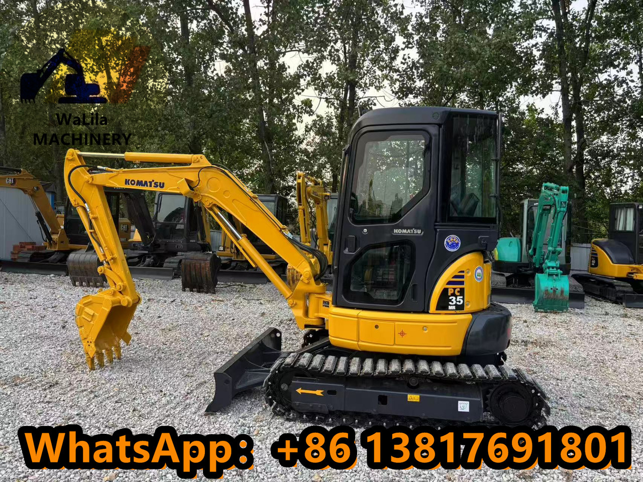 KOMATSU PC35 - Minibagger: das Bild 1 KOMATSU PC35 - Minibagger: das Bild 1