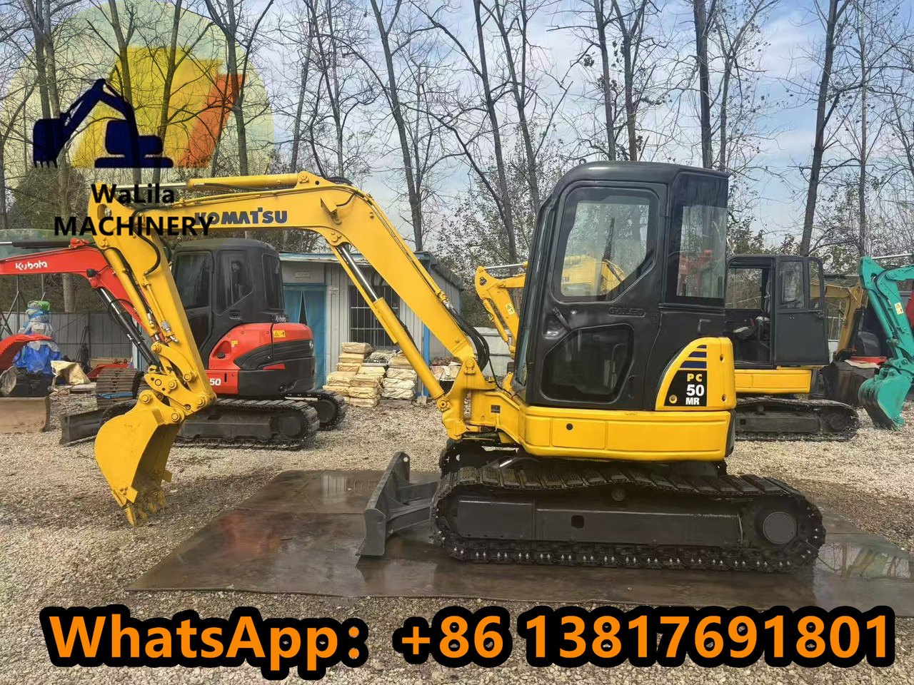 KOMATSU PC50MR-3 - Minibagger: das Bild 1 KOMATSU PC50MR-3 - Minibagger: das Bild 1