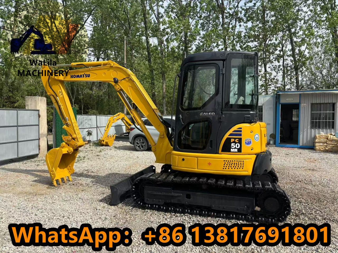 KOMATSU PC50MR - Minibagger: das Bild 1 KOMATSU PC50MR - Minibagger: das Bild 1