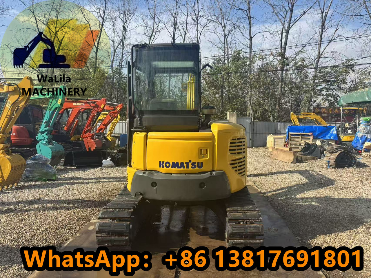 KOMATSU PC55MR-3 - Minibagger: das Bild 5 KOMATSU PC55MR-3 - Minibagger: das Bild 5