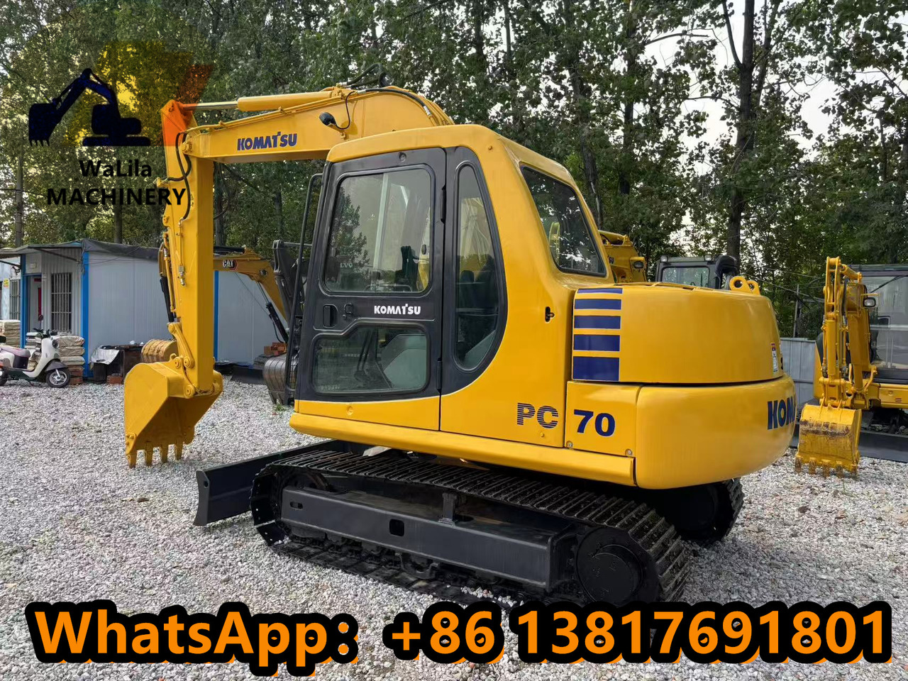 KOMATSU PC70 - Minibagger: das Bild 5 KOMATSU PC70 - Minibagger: das Bild 5
