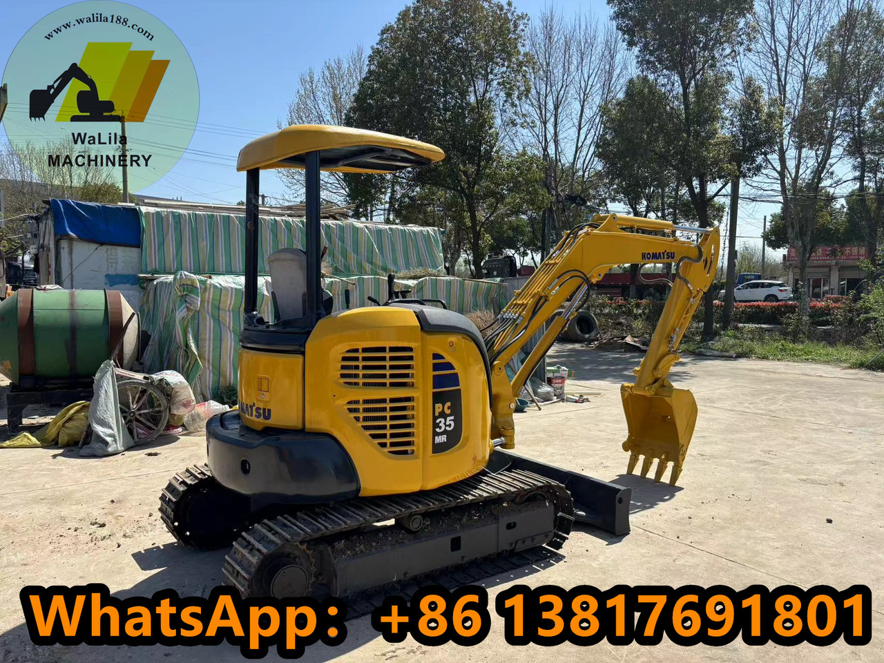 KOMATSU Pc35 - Minibagger: das Bild 1 KOMATSU Pc35 - Minibagger: das Bild 1