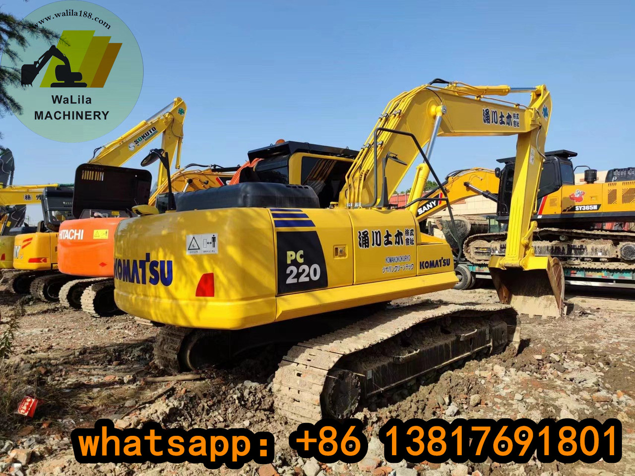 Komatsu PC 220-8 Japan imported Komatsu 22-ton medium excavator - Kettenbagger: das Bild 5 Komatsu PC 220-8 Japan imported Komatsu 22-ton medium excavator - Kettenbagger: das Bild 5