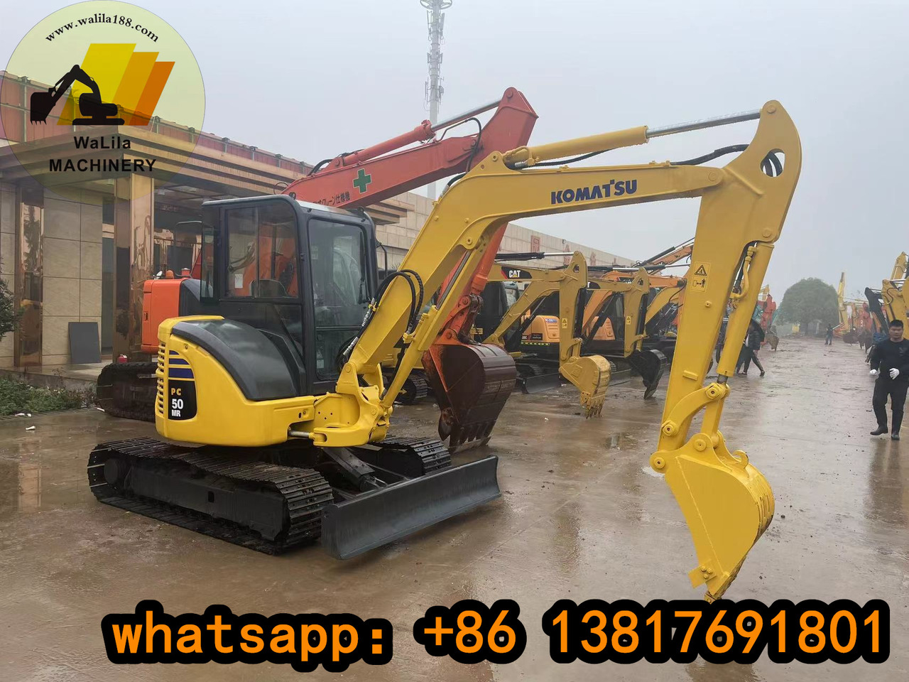 Komatsu PC 50 MR KOMATSU mini excavator Komatsu PC60, PC55, PC50 - Minibagger: das Bild 1 Komatsu PC 50 MR KOMATSU mini excavator Komatsu PC60, PC55, PC50 - Minibagger: das Bild 1