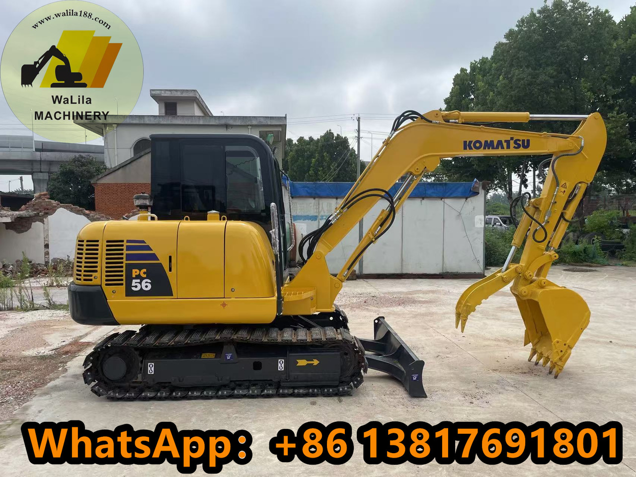 Komatsu PC 56-7 PC56-7 - Minibagger: das Bild 1 Komatsu PC 56-7 PC56-7 - Minibagger: das Bild 1