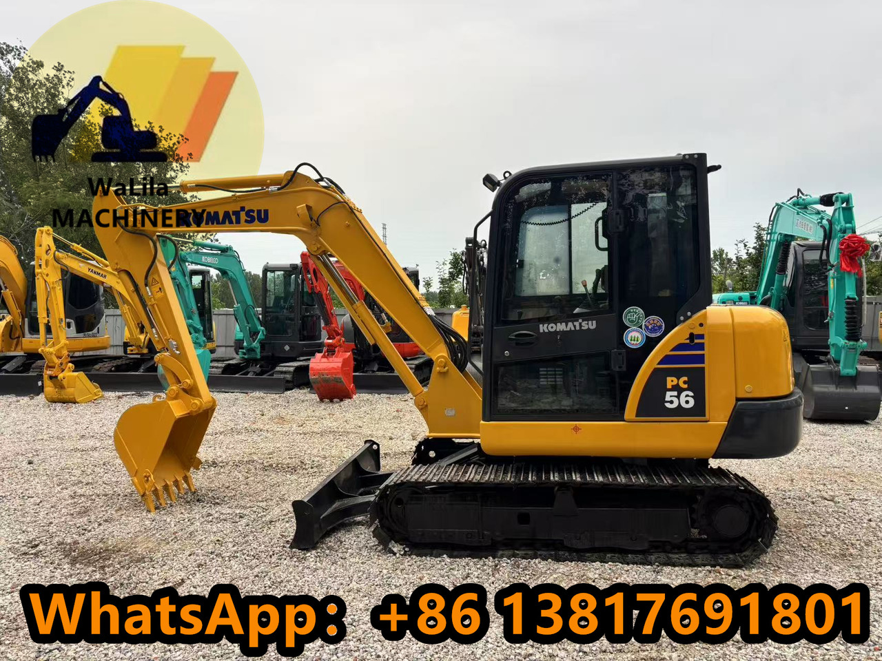 Komatsu PC 56-7 PC56-7 - Minibagger: das Bild 1 Komatsu PC 56-7 PC56-7 - Minibagger: das Bild 1