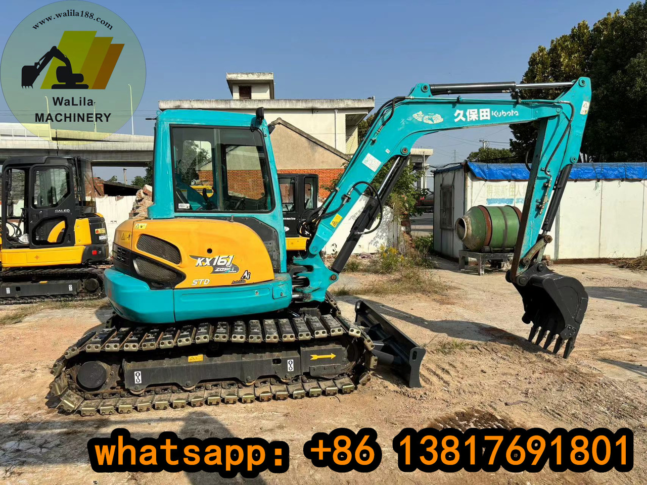Kubota KX 161 KX161 KX155 KX163 - Minibagger: das Bild 1 Kubota KX 161 KX161 KX155 KX163 - Minibagger: das Bild 1