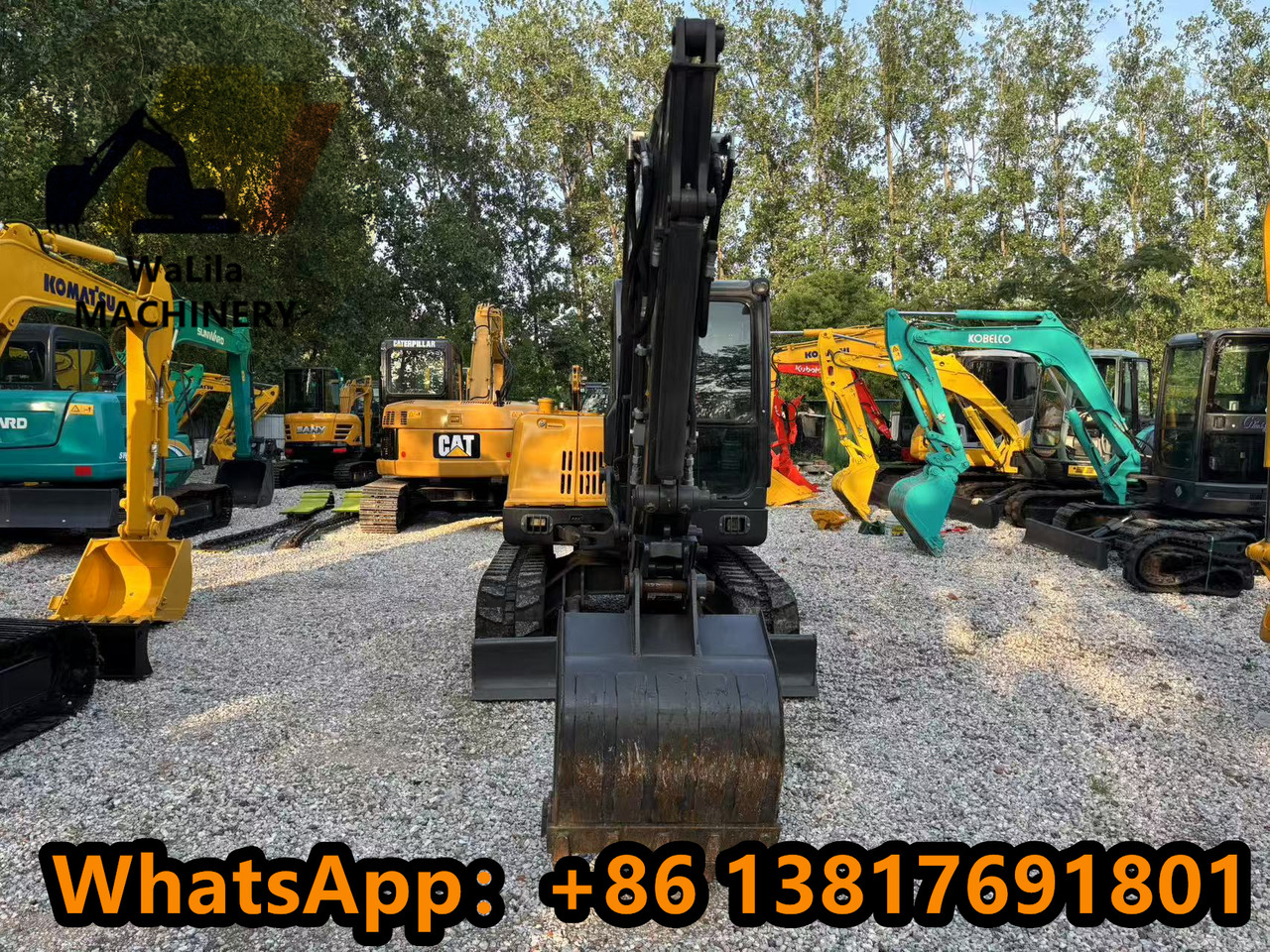 Minibagger VOLVO EC55 Rubber track version: das Bild 6