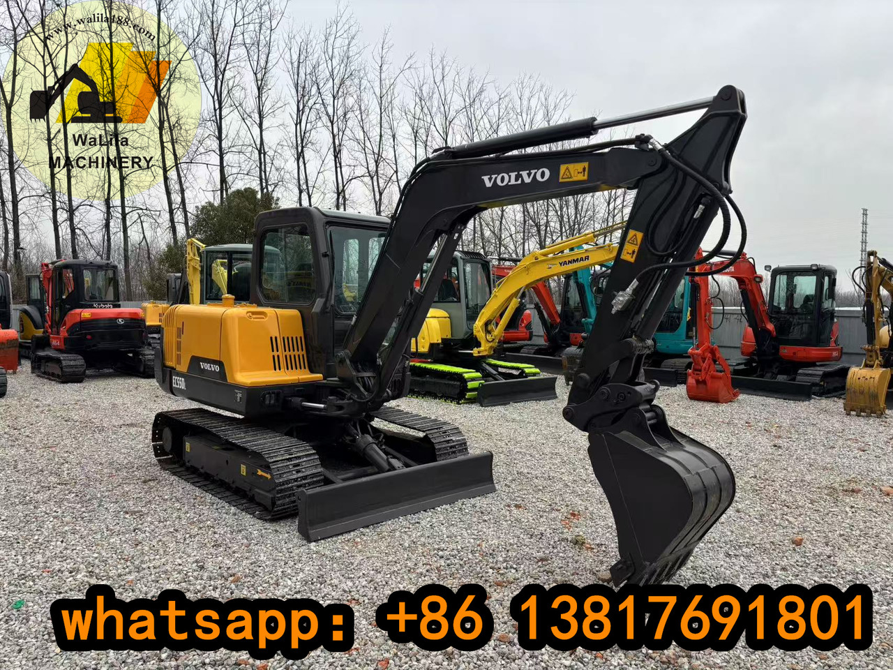 Minibagger Volvo EC55D: das Bild 6