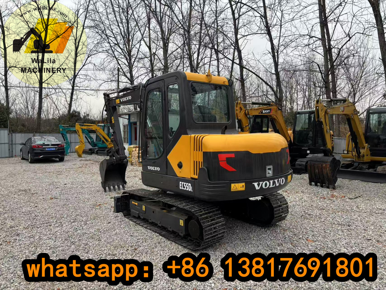 Minibagger Volvo EC55D: das Bild 7