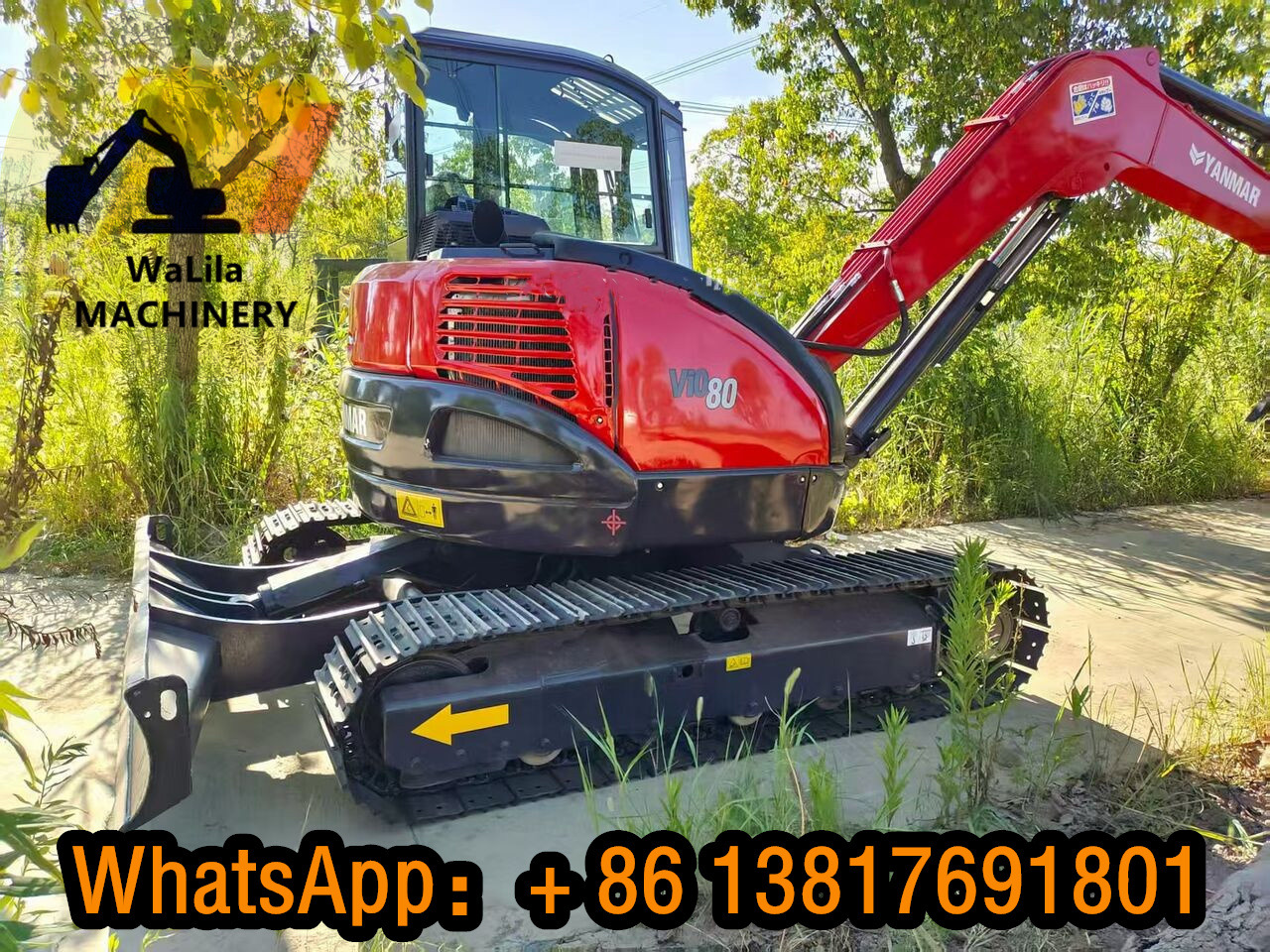 YANMAR VIO80 - Minibagger: das Bild 1 YANMAR VIO80 - Minibagger: das Bild 1