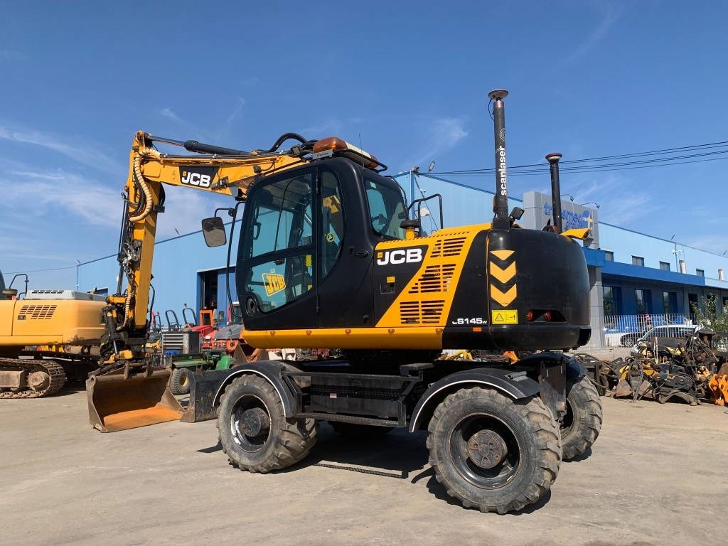 Mobilbagger JCB JS 145 W+Engcon Rototilt+Sistem Laser 2D Leica Ico: das Bild 11