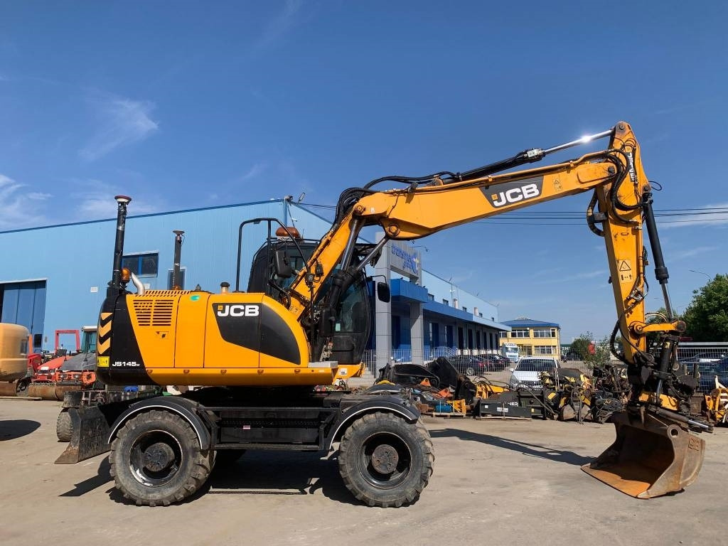 JCB JS 145 W+Engcon Rototilt+Sistem Laser 2D Leica Ico - Mobilbagger: das Bild 3 JCB JS 145 W+Engcon Rototilt+Sistem Laser 2D Leica Ico - Mobilbagger: das Bild 3