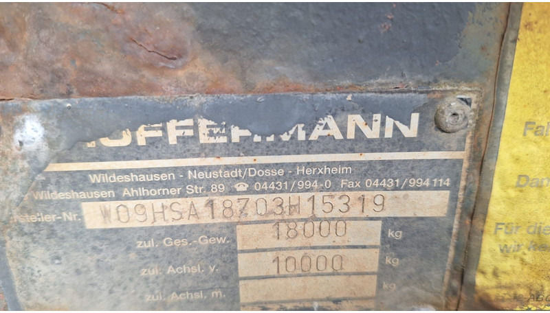 Huffermann HSA 1870 Abrollanhänger - Container/ Wechselfahrgestell Anhänger: das Bild 5 Huffermann HSA 1870 Abrollanhänger - Container/ Wechselfahrgestell Anhänger: das Bild 5