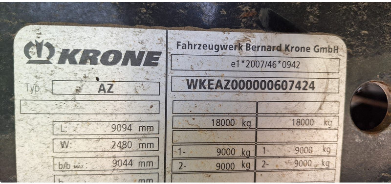 Krone BDF Wechselbrückenanhänger - Container/ Wechselfahrgestell Anhänger: das Bild 4 Krone BDF Wechselbrückenanhänger - Container/ Wechselfahrgestell Anhänger: das Bild 4