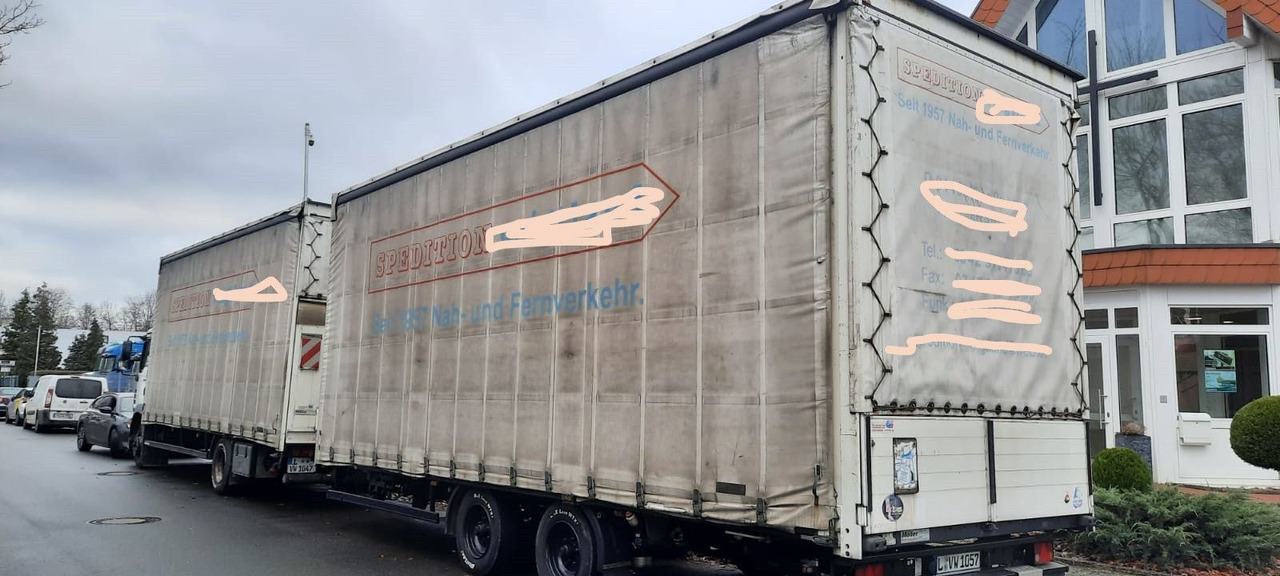 MAN 12.250 TGM Jumbo Mit Anhänger - Plane LKW, Planenanhänger: das Bild 4 MAN 12.250 TGM Jumbo Mit Anhänger - Plane LKW, Planenanhänger: das Bild 4