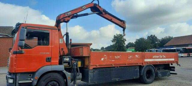 MAN TG-M18.280PS Hiab 111B-2 mit Funk - Pritsche LKW, Autokran: das Bild 1 MAN TG-M18.280PS Hiab 111B-2 mit Funk - Pritsche LKW, Autokran: das Bild 1