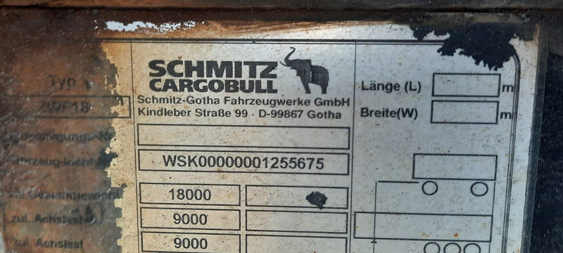 Schmitz Cargobull Containeranhänger mit Container - Container/ Wechselfahrgestell Anhänger: das Bild 2 Schmitz Cargobull Containeranhänger mit Container - Container/ Wechselfahrgestell Anhänger: das Bild 2