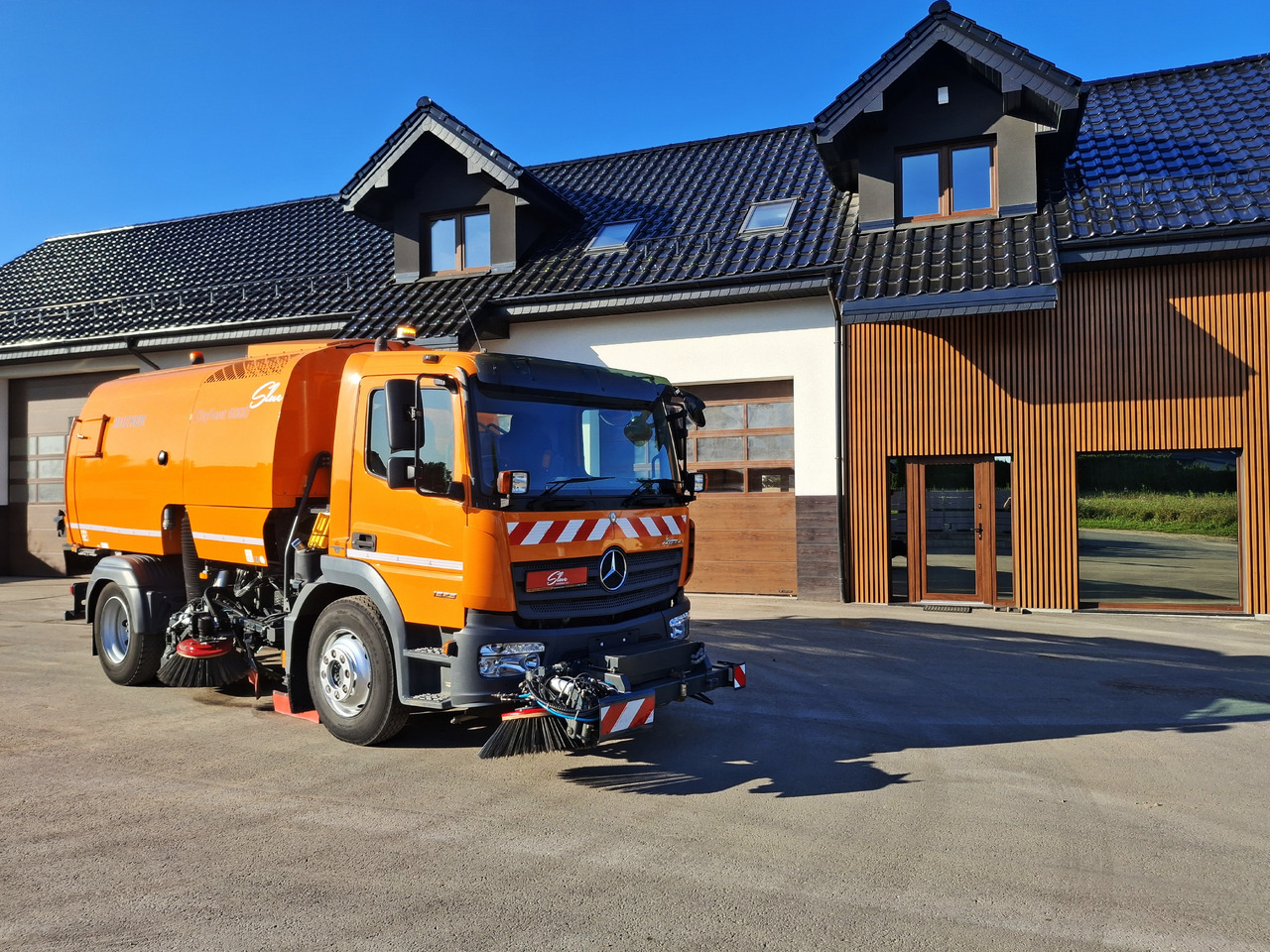 MERCEDES-BENZ Atego 1523 Zamiatarka Kehrmaschine BUCHER CityFant 6000 Euro 6 PM10 L/R Rura Do Liści - Kehrmaschine: das Bild 1 MERCEDES-BENZ Atego 1523 Zamiatarka Kehrmaschine BUCHER CityFant 6000 Euro 6 PM10 L/R Rura Do Liści - Kehrmaschine: das Bild 1