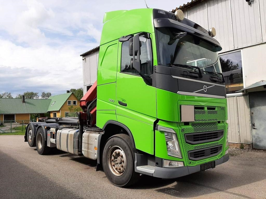 Volvo FH500 6X2 PALIFT + HMF 2120 K5 - Abrollkipper: das Bild 4 Volvo FH500 6X2 PALIFT + HMF 2120 K5 - Abrollkipper: das Bild 4