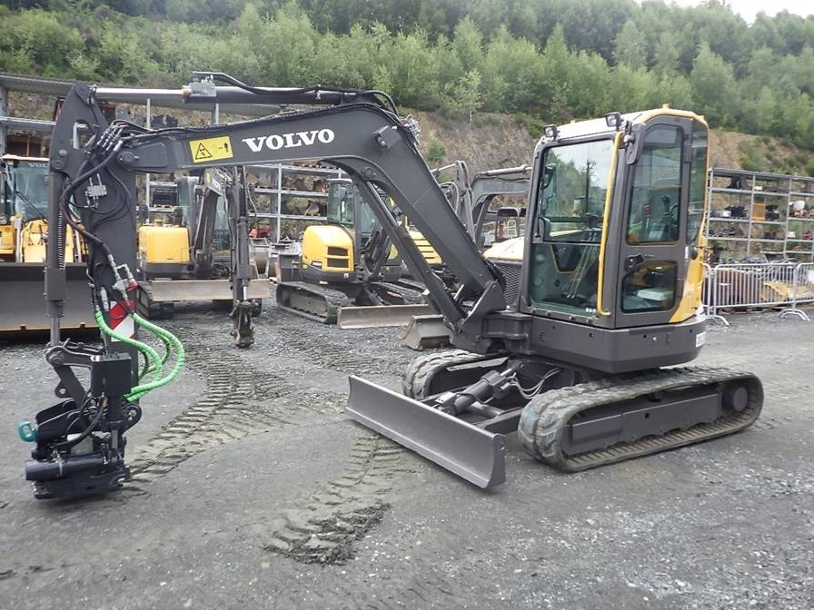 Volvo ECR 58 D mit Tiltrotator Steelwrist - Minibagger: das Bild 1 Volvo ECR 58 D mit Tiltrotator Steelwrist - Minibagger: das Bild 1