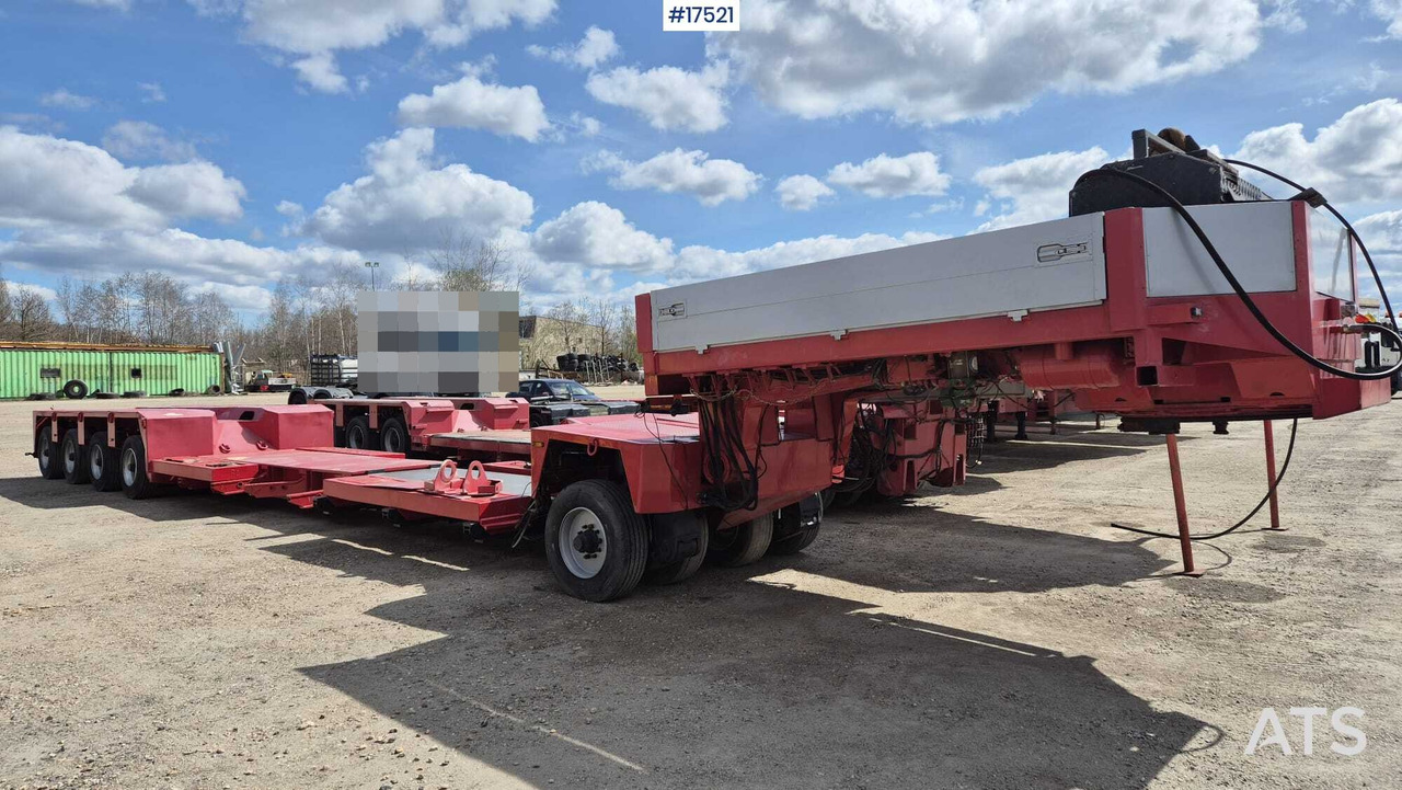 Low-bed semitrailer GOLDHOFER TIEFBETT 4+1 (1995) - Tieflader Auflieger: das Bild 1 Low-bed semitrailer GOLDHOFER TIEFBETT 4+1 (1995) - Tieflader Auflieger: das Bild 1