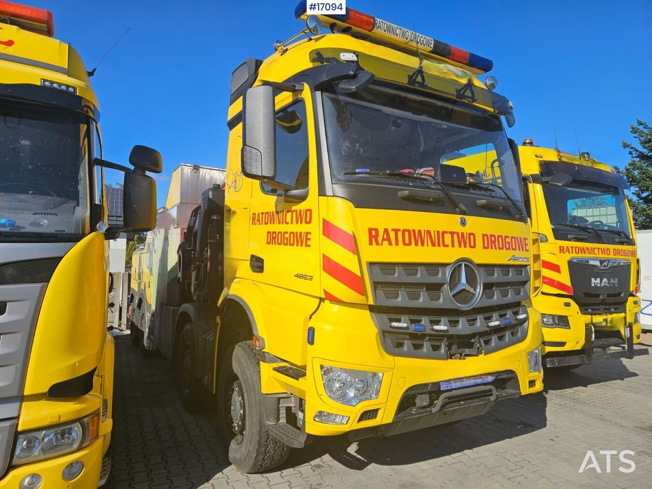 Specjalistyczny pojazd ratunkowy Mercedes Benz Arocs 4853 8x8 (2021) - Abschleppwagen: das Bild 4 Specjalistyczny pojazd ratunkowy Mercedes Benz Arocs 4853 8x8 (2021) - Abschleppwagen: das Bild 4