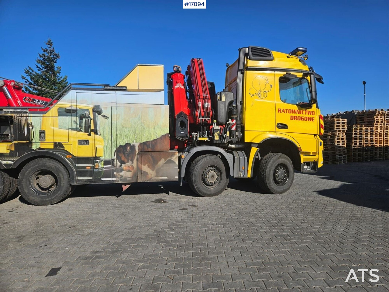 Abschleppwagen Specjalistyczny pojazd ratunkowy Mercedes Benz Arocs 4853 8x8 (2021): das Bild 10