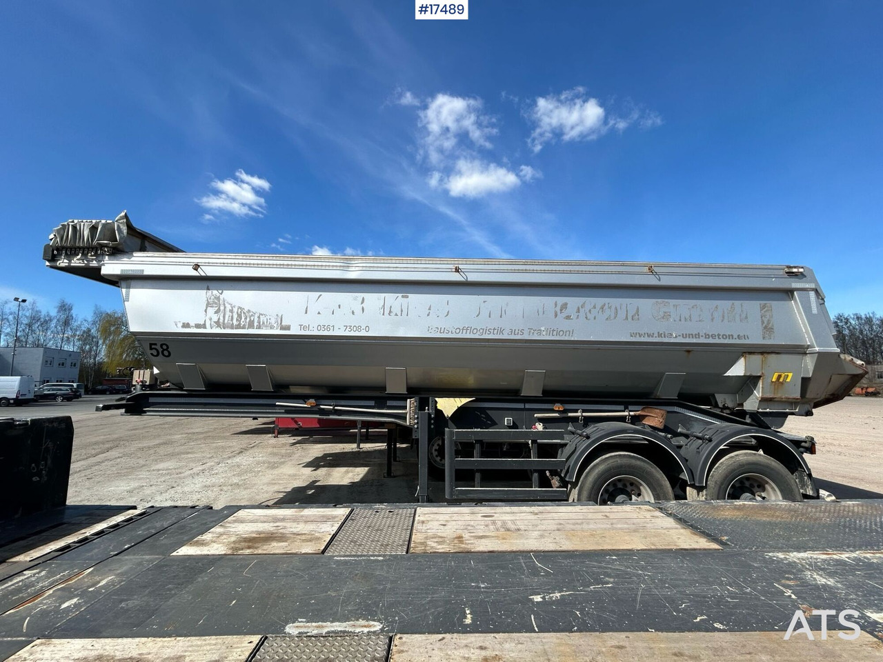 Truck semi-trailer, tipper MEIERLING MSK 18 (2017) - Kipper Auflieger: das Bild 2 Truck semi-trailer, tipper MEIERLING MSK 18 (2017) - Kipper Auflieger: das Bild 2