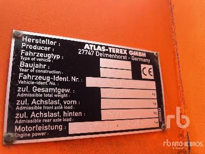 ATLAS TEREX 1505 - Mobilbagger: das Bild 5 ATLAS TEREX 1505 - Mobilbagger: das Bild 5