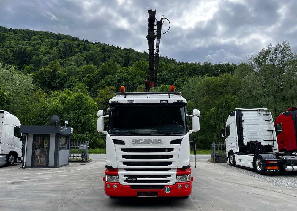 Scania G450 // 6x2// Skrzynia 6.40x2.49 // HDS Palfinger // Oś skrętna podnoszona // - Pritsche LKW, Autokran: das Bild 3 Scania G450 // 6x2// Skrzynia 6.40x2.49 // HDS Palfinger // Oś skrętna podnoszona // - Pritsche LKW, Autokran: das Bild 3