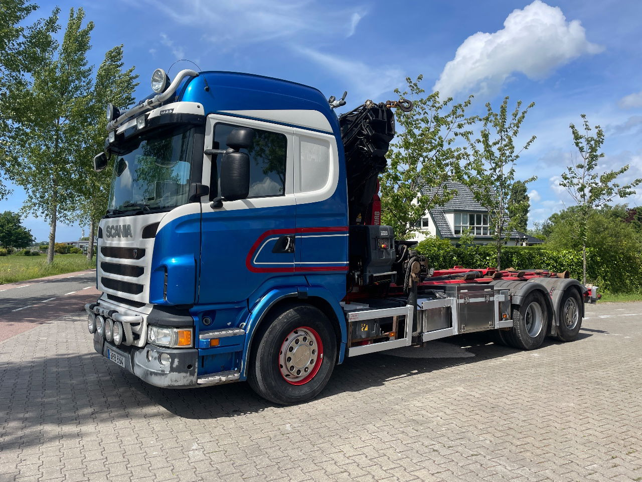 Scania R480 with hiab hookloader and hiab 262 EP5 with remote crane 2019 - Containerwagen/ Wechselfahrgestell LKW, Autokran: das Bild 1 Scania R480 with hiab hookloader and hiab 262 EP5 with remote crane 2019 - Containerwagen/ Wechselfahrgestell LKW, Autokran: das Bild 1