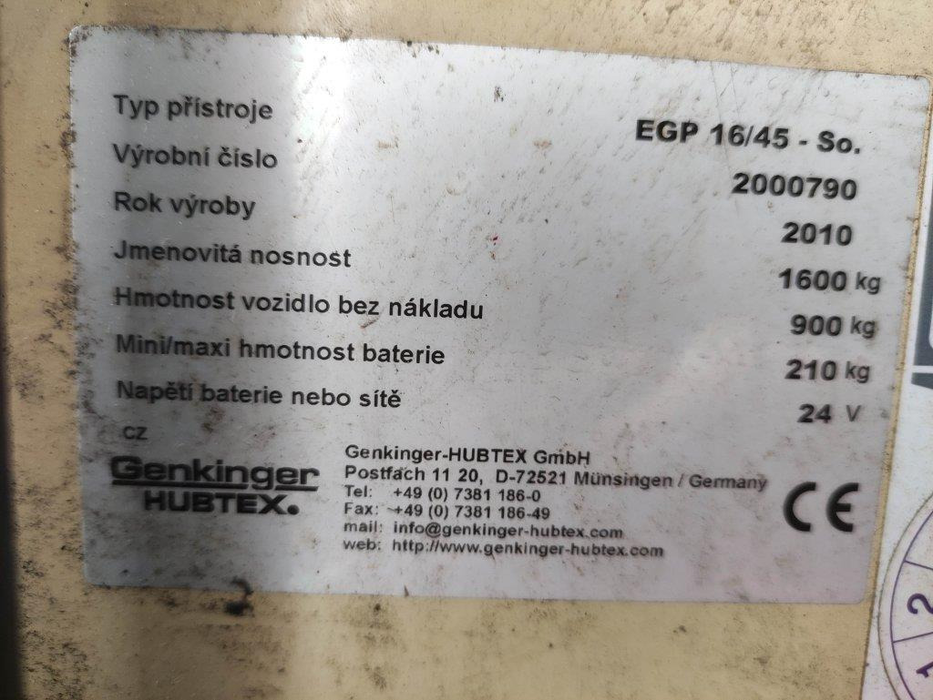 Hubtex EGP16/45-So - Hochhubwagen: das Bild 5 Hubtex EGP16/45-So - Hochhubwagen: das Bild 5