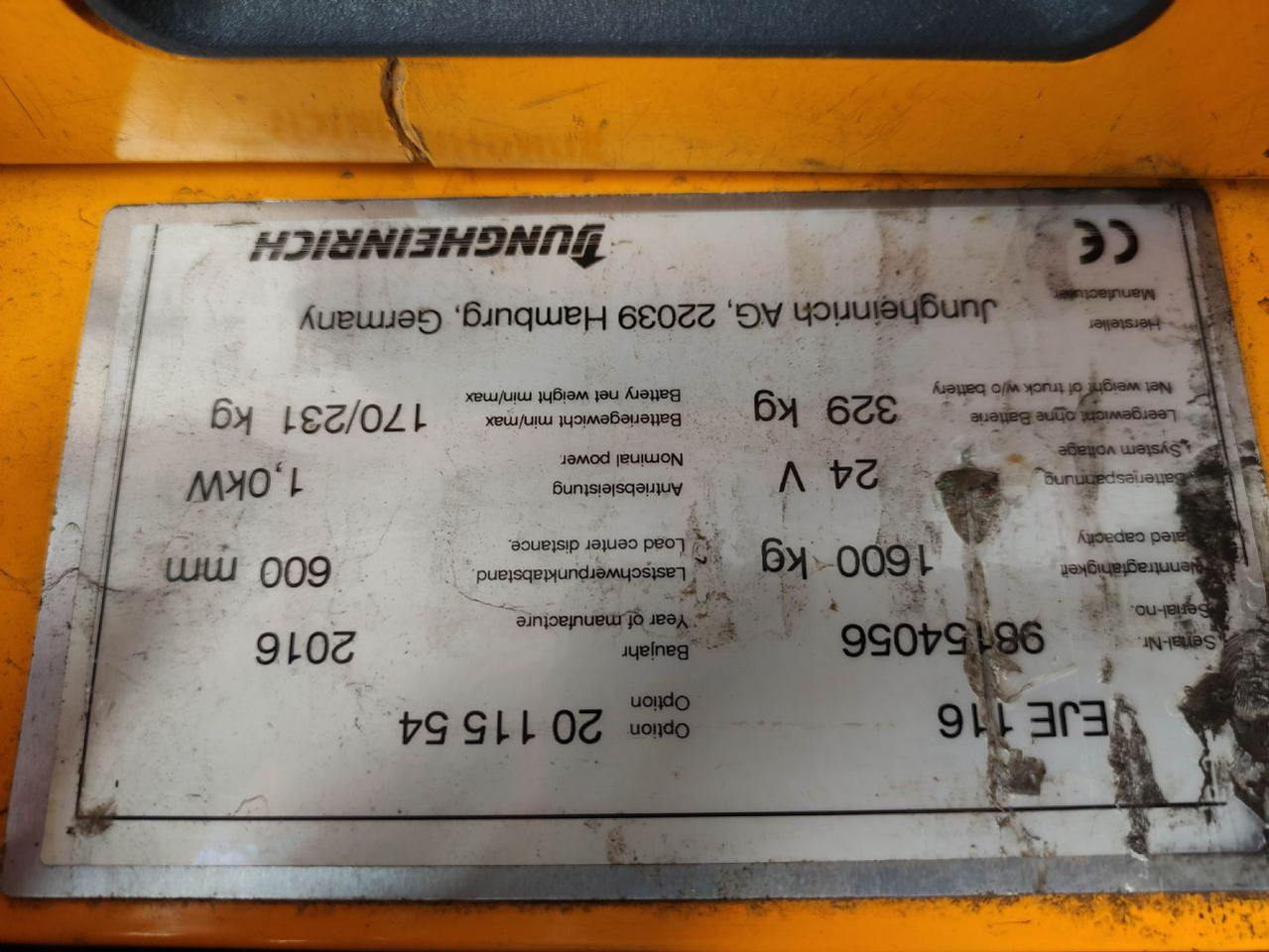 Jungheinrich EJE 116 - Niederhubwagen: das Bild 5 Jungheinrich EJE 116 - Niederhubwagen: das Bild 5