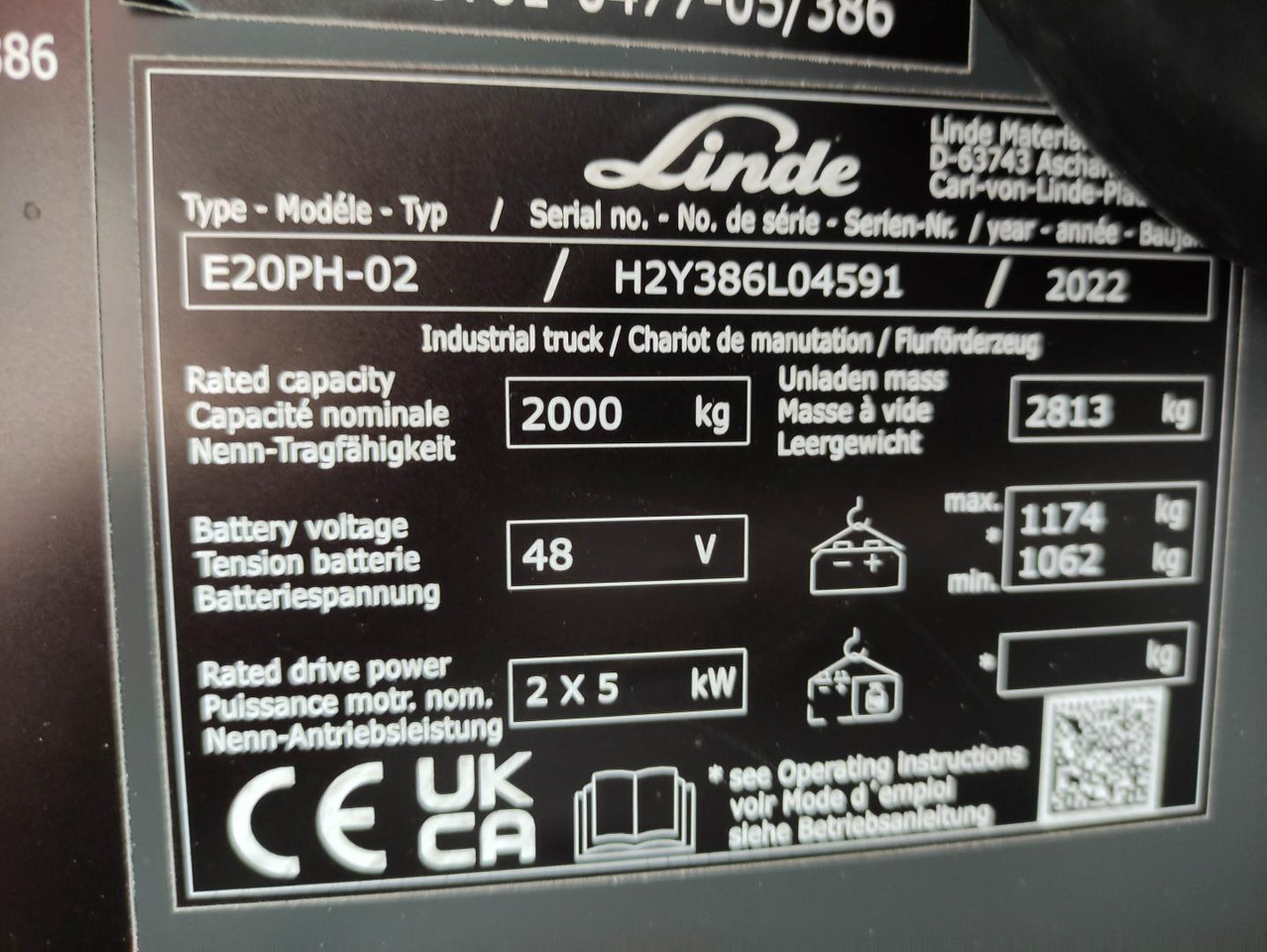 Linde E20PH-02-386-EVO *Batterie NEU* - Elektrostapler: das Bild 5 Linde E20PH-02-386-EVO *Batterie NEU* - Elektrostapler: das Bild 5