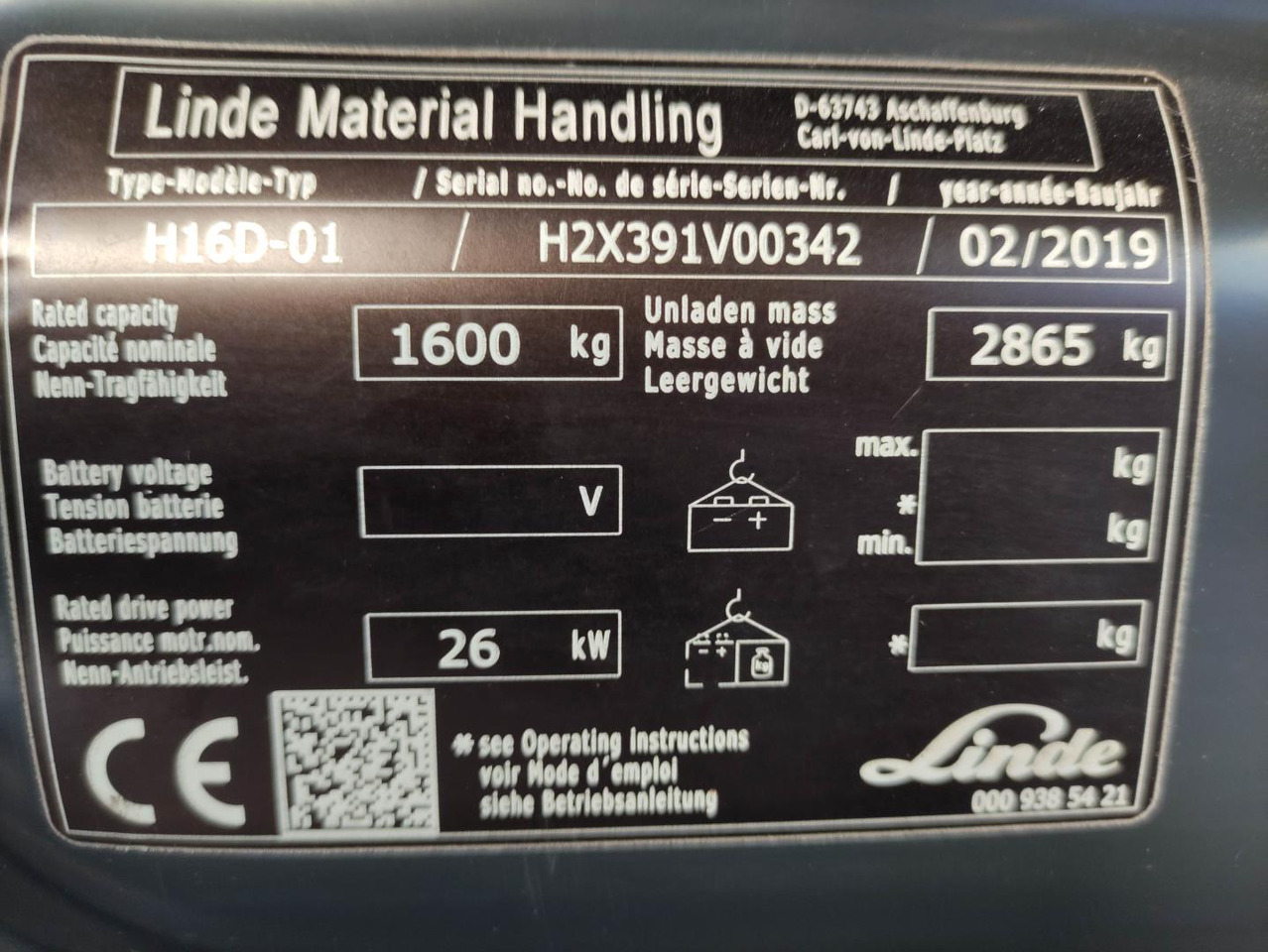 Dieselstapler Linde H16D-01-391 EVO: das Bild 7