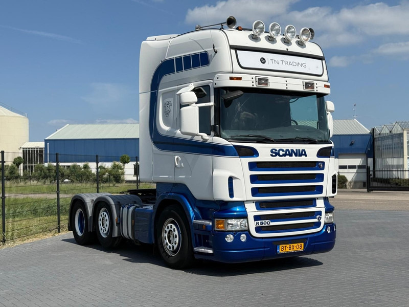 Scania R 500 A 6X2/4 STEERING PUSHER, MANUEL, RETARDER, LEATHER, TOP. - Sattelzugmaschine: das Bild 1 Scania R 500 A 6X2/4 STEERING PUSHER, MANUEL, RETARDER, LEATHER, TOP. - Sattelzugmaschine: das Bild 1