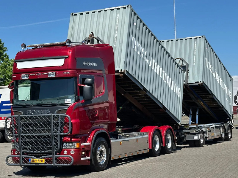 Scania R620-V8 6x4 Joab 20T Haakarm+Nor Slep Kipper / 298Tkm! Ex *Driving School* / Retarder - Abrollkipper: das Bild 1 Scania R620-V8 6x4 Joab 20T Haakarm+Nor Slep Kipper / 298Tkm! Ex *Driving School* / Retarder - Abrollkipper: das Bild 1