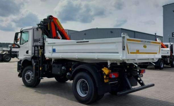 MAN TGM 18.320 - Kipper, Autokran: das Bild 3 MAN TGM 18.320 - Kipper, Autokran: das Bild 3